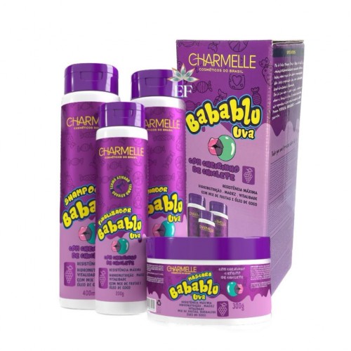 Kit Capilar Babablu Uva - 4 Itens